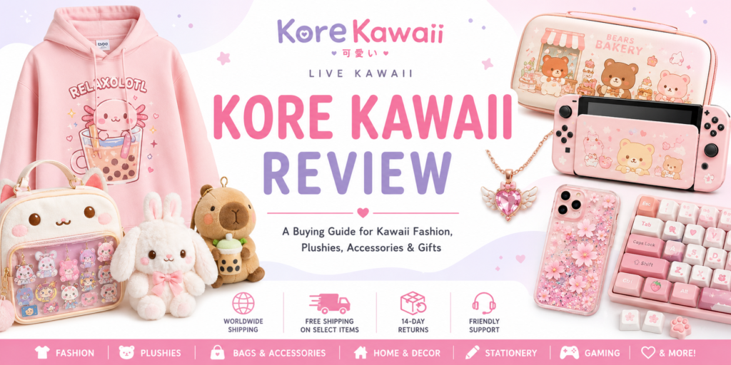 Kore Kawaii fashion, plushies, accessories, and kawaii gifts