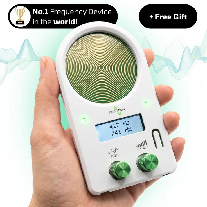 HealFlux Frequency Device v4 package with hard case and cables