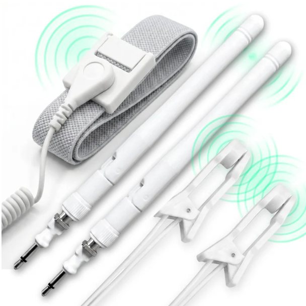 HealFlux Scalar Pack with wrist strap booster antennas and ear clips