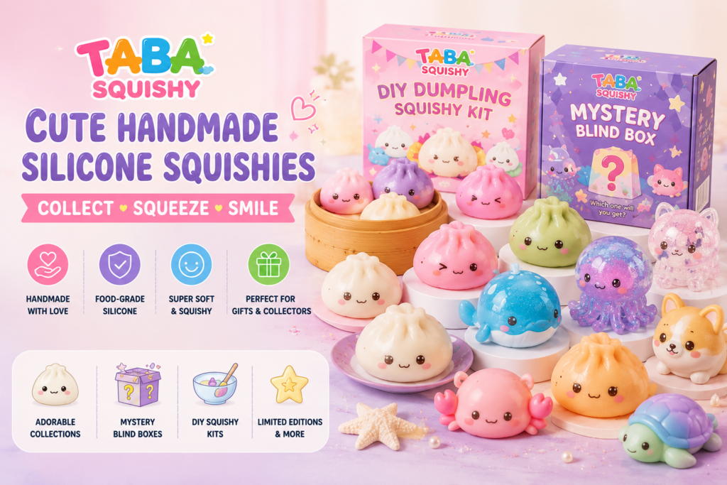 TABASQUISHY handmade silicone squishy toys collection