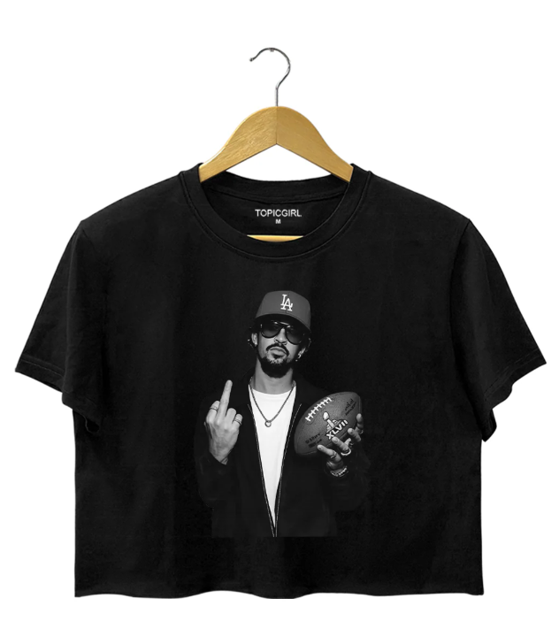Topicgirl Bad Bunny Bowl 2026 Halftime Show Crop Top