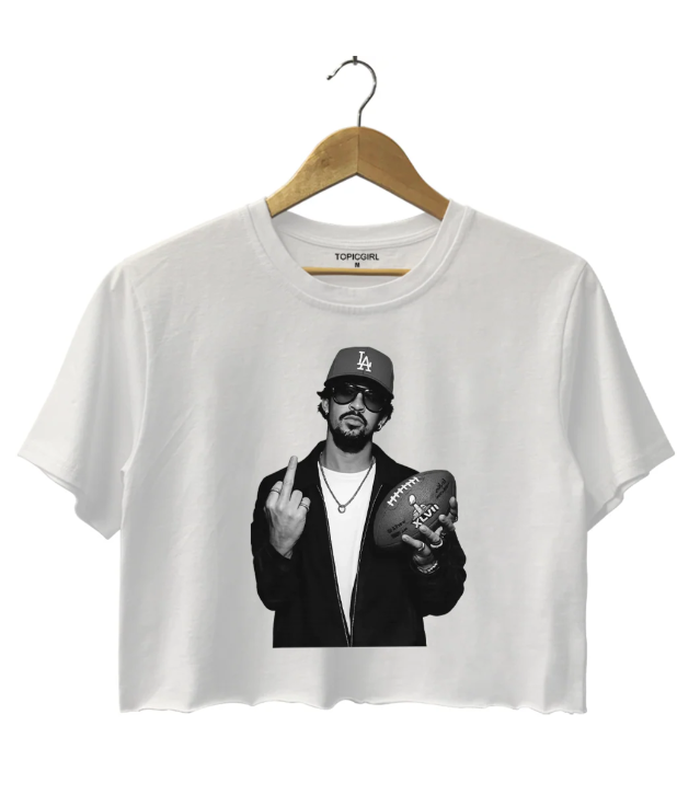 Topicgirl Bad Bunny Bowl 2026 Halftime Show Crop Top