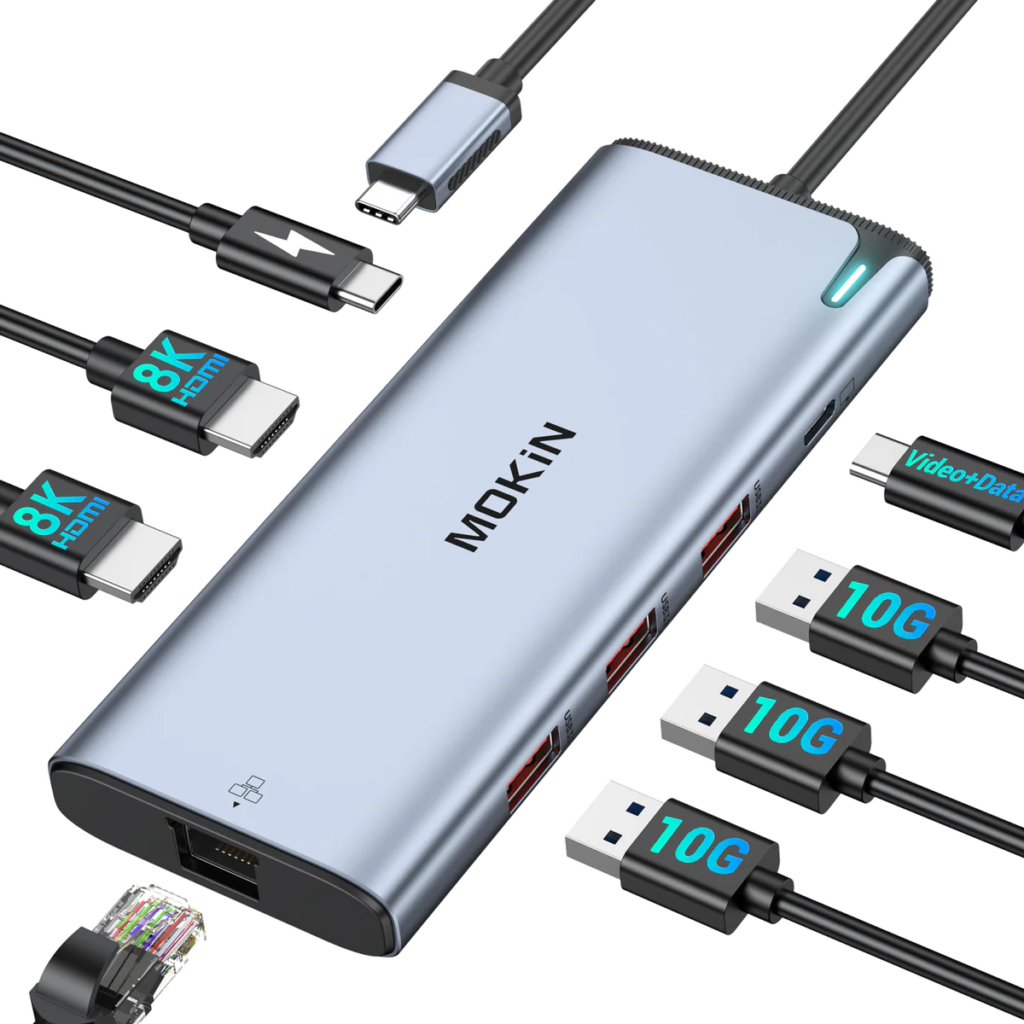 MOKiN 8-in-1 USB-C Hub with HDMI