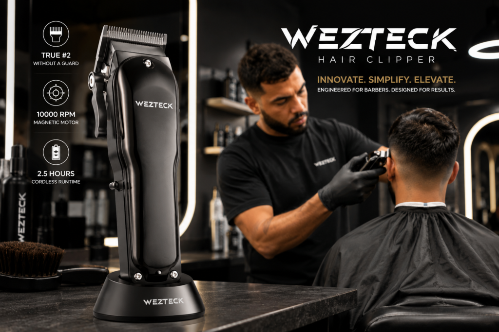 WezTeck Hair Clipper professional barber clipper review