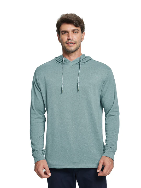 DTWOOO Heather Performance Golf Hoodie