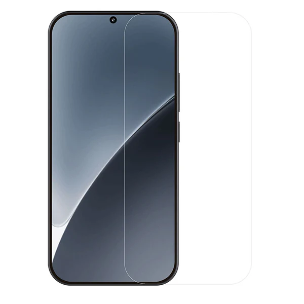 Nillkin tempered glass screen protector installed on smartphone