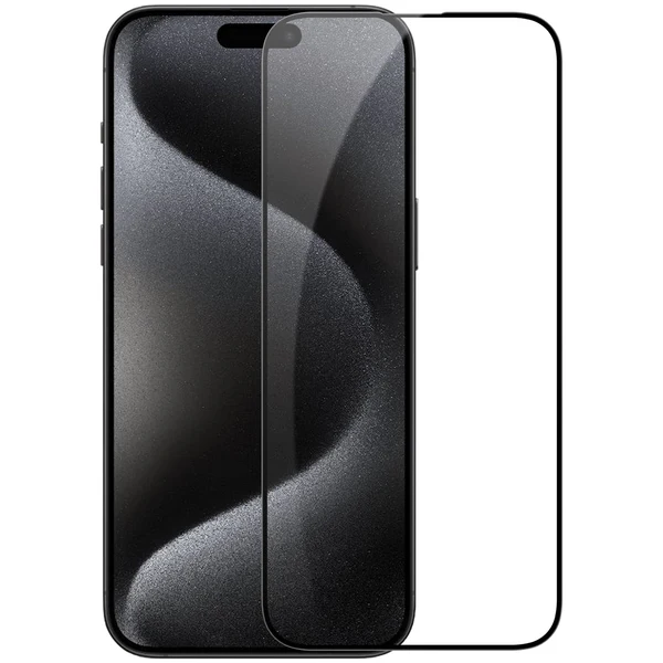 Nillkin tempered glass screen protector installed on smartphone